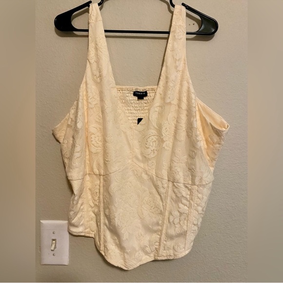 Torrid Cream Lace Corset Crop Top. NWT - Picture 4 of 6